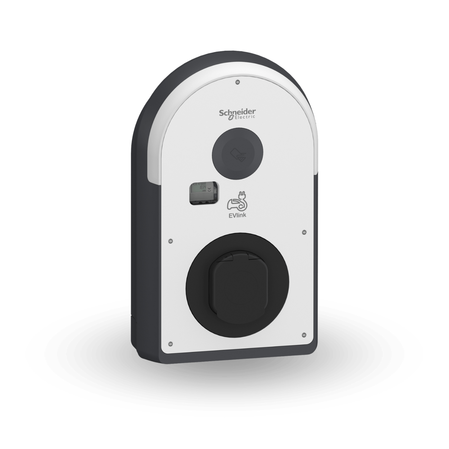 Cargador EVlink Pro AC/ AC 7.4kW, 32A, T2S, RDC 6mA, RCD Asi30mA, MNx, MID - Dream and Build Obras y Servicios S.L - EVB3S07N4AM - 3606482213050