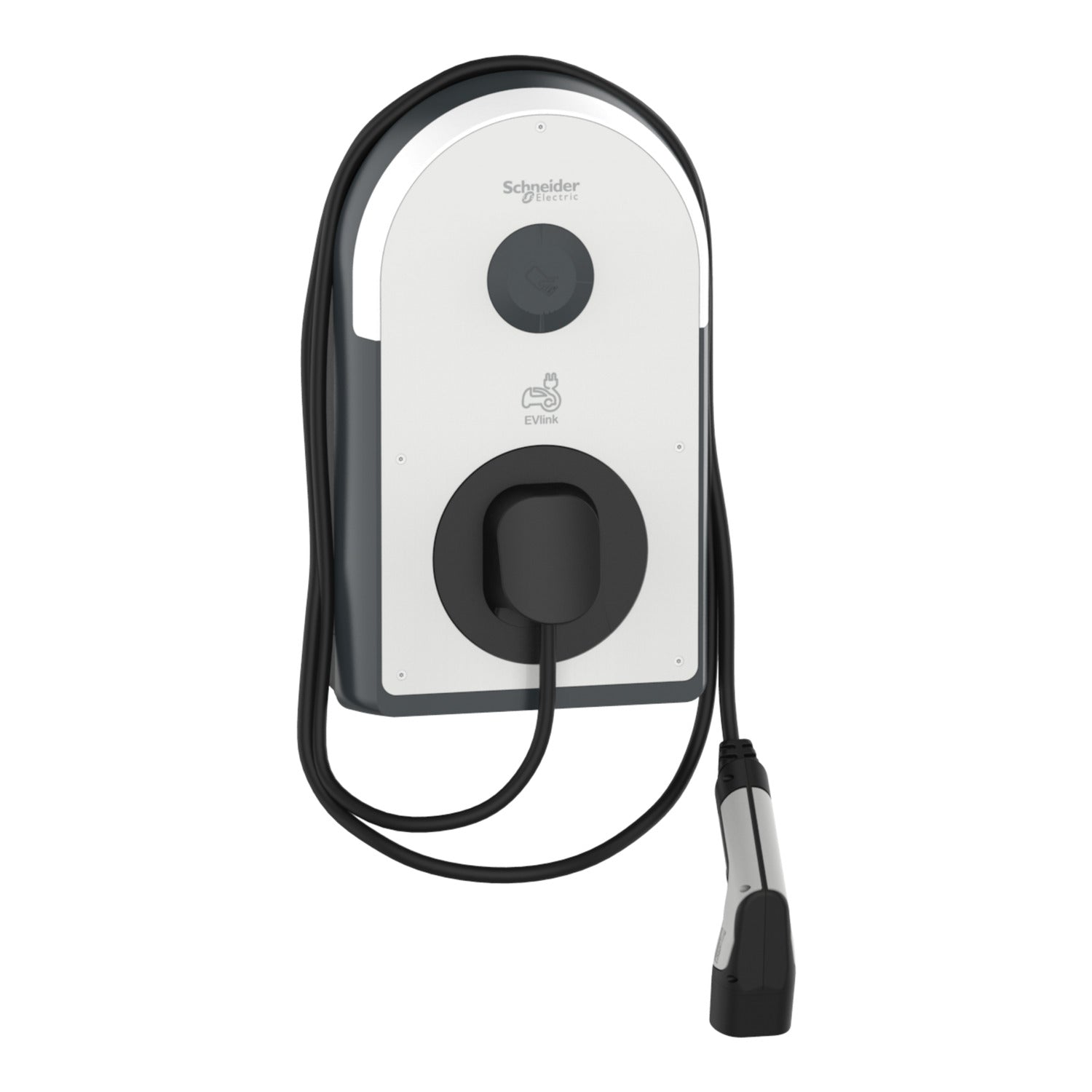 Cargador EVlink Pro AC Metal 22kW 32A 3P+N T2 Cable RCD BEV MNX - Aux - Dream and Build Obras y Servicios S.L - EVB3S22NCB - 3606482213258