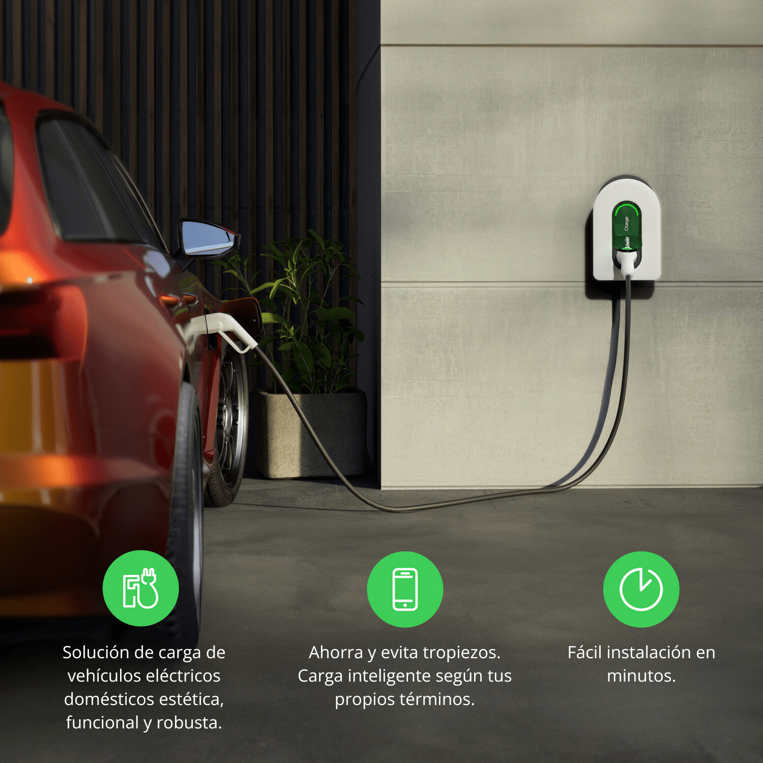 Schneider Charge 7.4 - 22 kW – Adaptabilidad para Instalaciones Monofásicas y Trifásicas. Sin Cable - Dream and Build Obras y Servicios S.L - EVH5A22N2S - 3606486846162