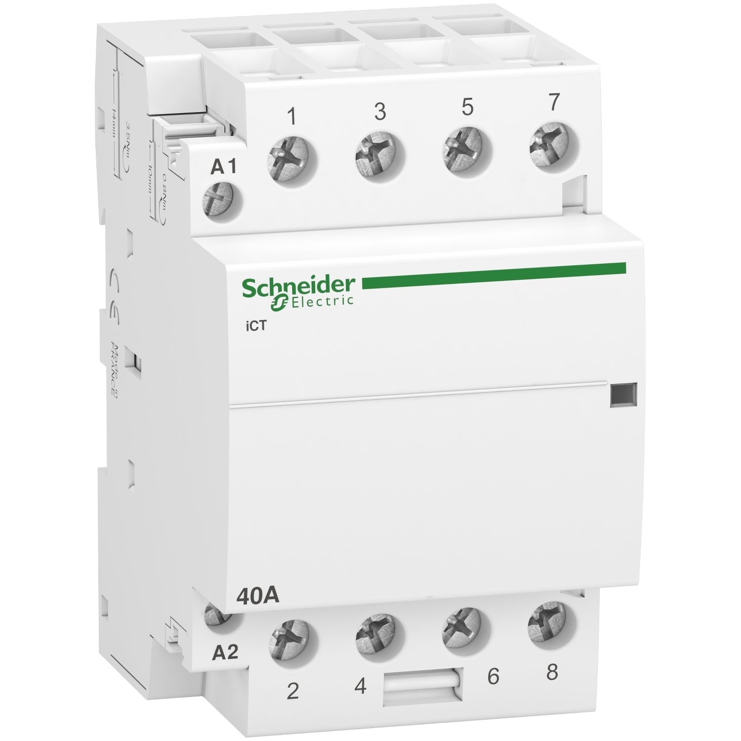 Contactor Modular Acti9 iCT 40 A 4P (4 NA, 230-240 VCA)